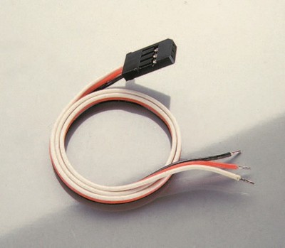 Servokabel / Steckerkabel Futaba 30cm 0,30mm² Goldstecker