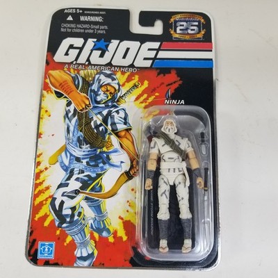 GI Joe 25th Anniversary Foil Cobra Ninja Storm Shadow Hasbro Foil Action Figure