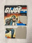 1982 Vintage GI Joe Lot Straight Arm Flash Figure Full File Card 11 Back Cut