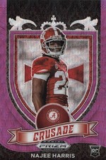 2021 Panini Prizm Draft Picks -NAJEE HARRIS PURPLE WAVE CRUSADE