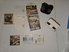 View-Master Vintage Lot: GAF Red  White, Sawyer's Black 40 Reels, Peter Pan