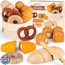 Play Food Sets for Kids Kitchen for Toddler 1-3 Toy Food Grocery Pretend Play