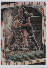 2025 Panini Prizm WNBA WNBA Logo Silver Prizm Isabelle Harrison #12 01sb