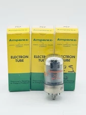 x3 Amperex 7C7 NOS Radio Amplifier Vacuum Tube Matching Trio Pairs K9