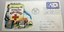 FDC 1952 Honoring The Internal Red Cross Fluegel Cachet