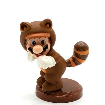 Super Mario 3D World Tanooki Mario Choco Egg Mini Figure Furuta Japan