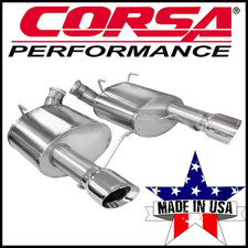 Corsa Sport 3" Dual Axle-Back Exhaust System fits 2011-2014 Ford Mustang 5.0L