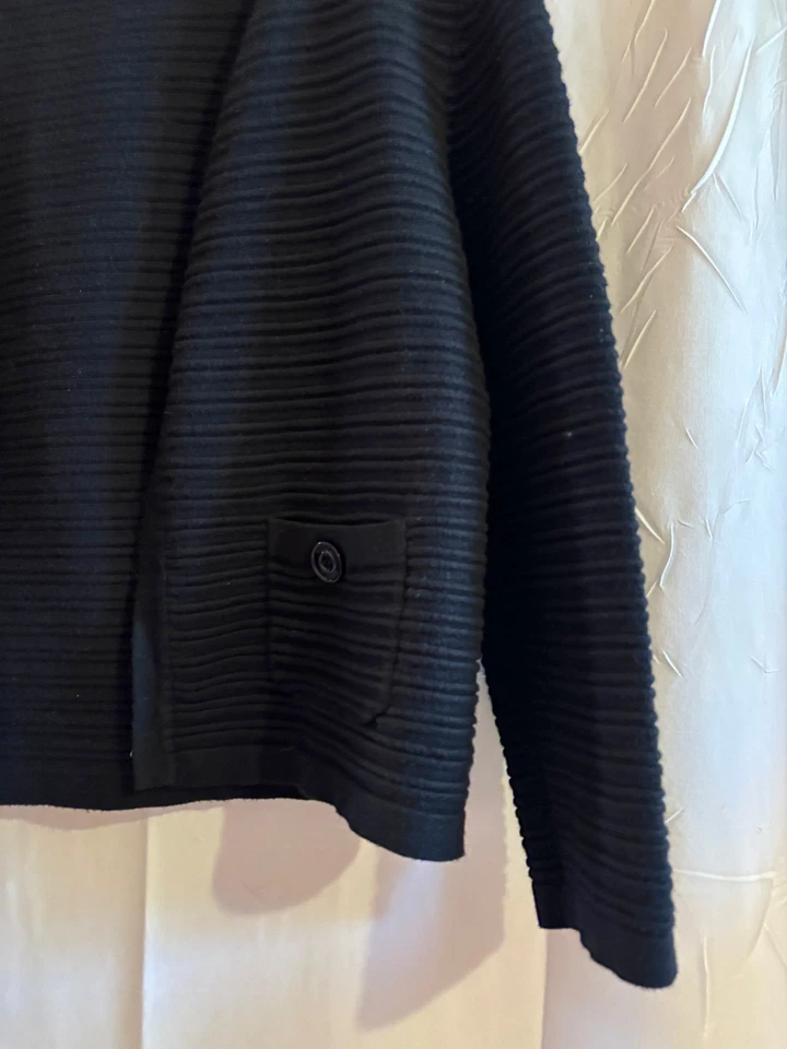 KOOKAI cardigan noir ouvert taille 1 ou 36 - Photo 2/4