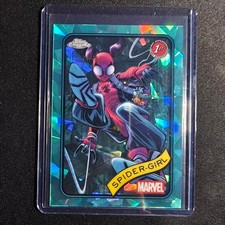 🐙ZG 2025 TOPPS CHROME SAPPHIRE MARVEL AQUA SAPPHIRE /75 1ST SPIDER-GIRL #143