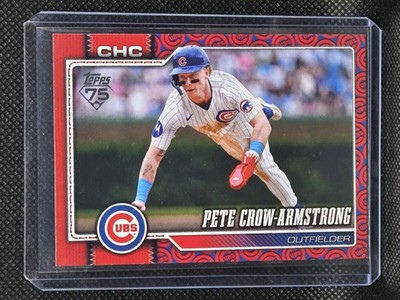 2026 Topps Pete Crow-Armstrong #196 Chicago Cubs Team Border Variation SSP