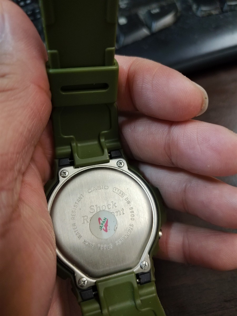 Casio G-Shock DW-6600 army livery ,belonging to American Sniper