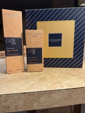 L'occitane CADE 2 PC SET 5.4 oz Rich SHAVING CREAM 2.5 oz After Shave Balm NIB