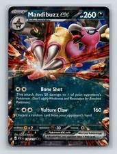 Mandibuzz ex 139/217 Double Rare Ascended Heroes Pokemon Holo Near Mint