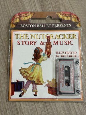 Vintage 1996 The Nutcracker Story & Music Book & Cassette W/ Plastic Sleeve