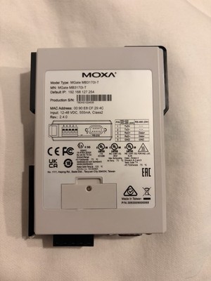 New Moxa Gateway MB3170I-T