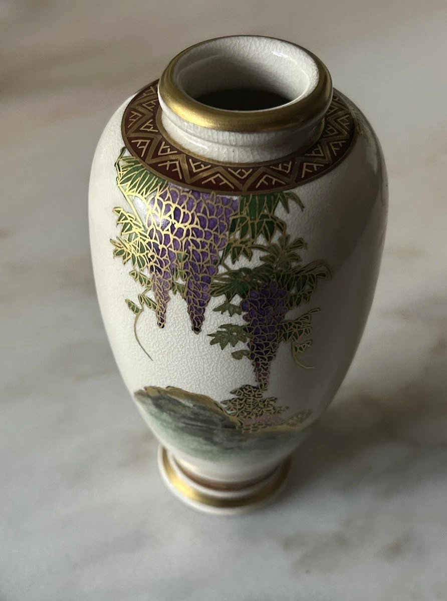 陶瓷古董原始1900-1940 年日本花瓶| eBay