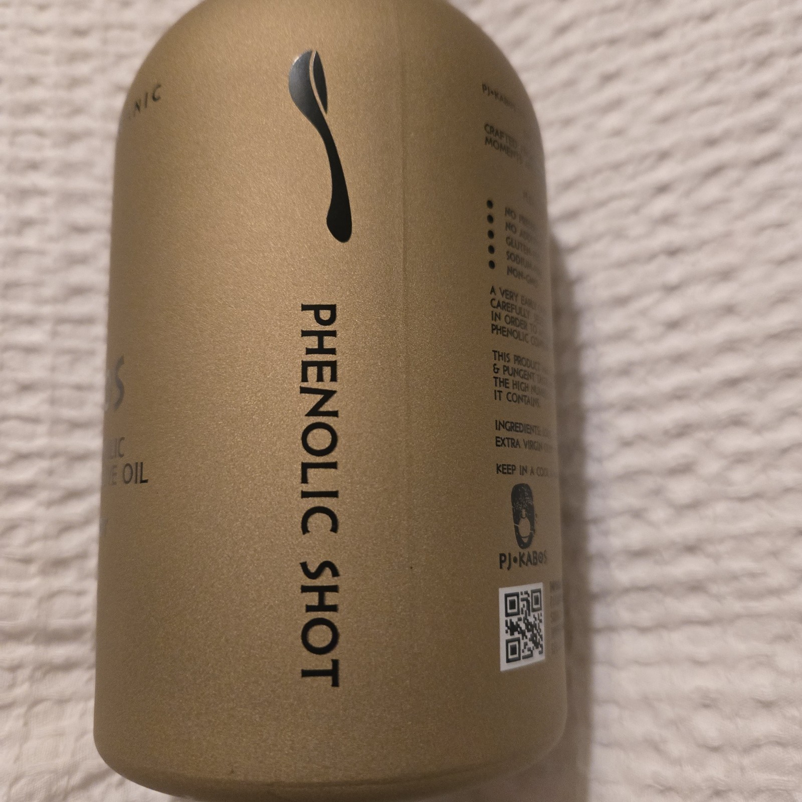 P.J. Kabos Organic High-Phenolic Greek Extra Virgin Olive Oil Phenolic Shot