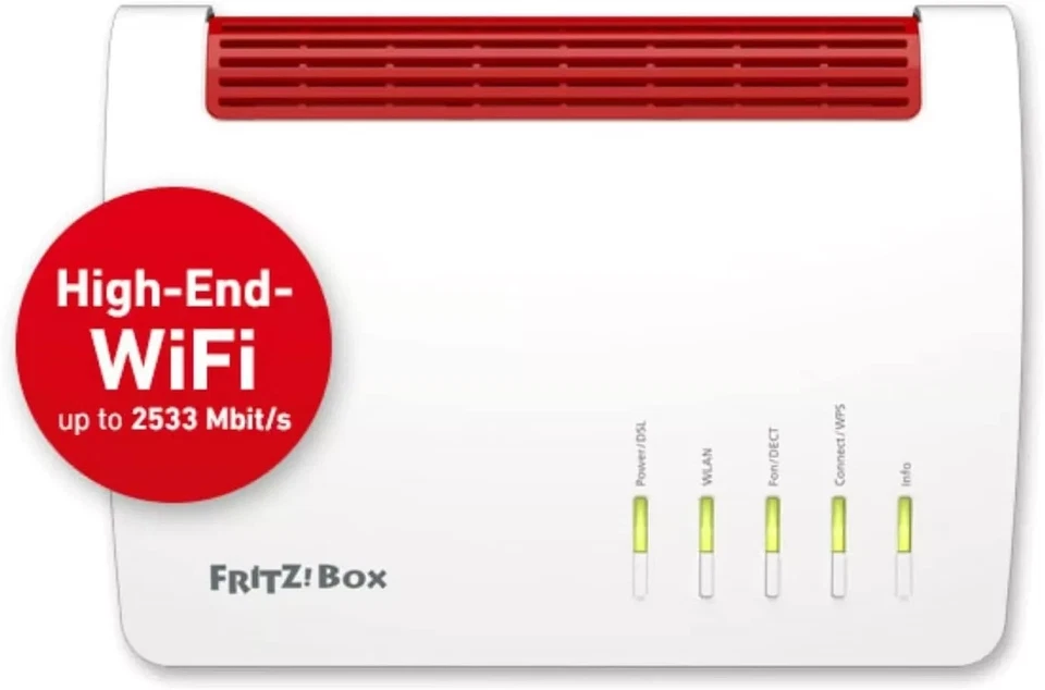 AVM FRITZ Box 7590 Modem Router, Wireless Veloce AC+N 2533 Mbit NUOVO GARANZIA 5 - Immagine 3 di 4