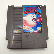 Nintendo Kirby's Adventure Nintendo NES Game Cartridge w/ Manual E 1993 NTSC-U/C