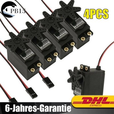 4X High Torque-S3003-Digital Servo Für Futaba RC Auto Flugzeug Boot Hubschrauber