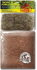 Exo Terra Tropical Forest Substrate, Brown, 8.8L for Terrariums