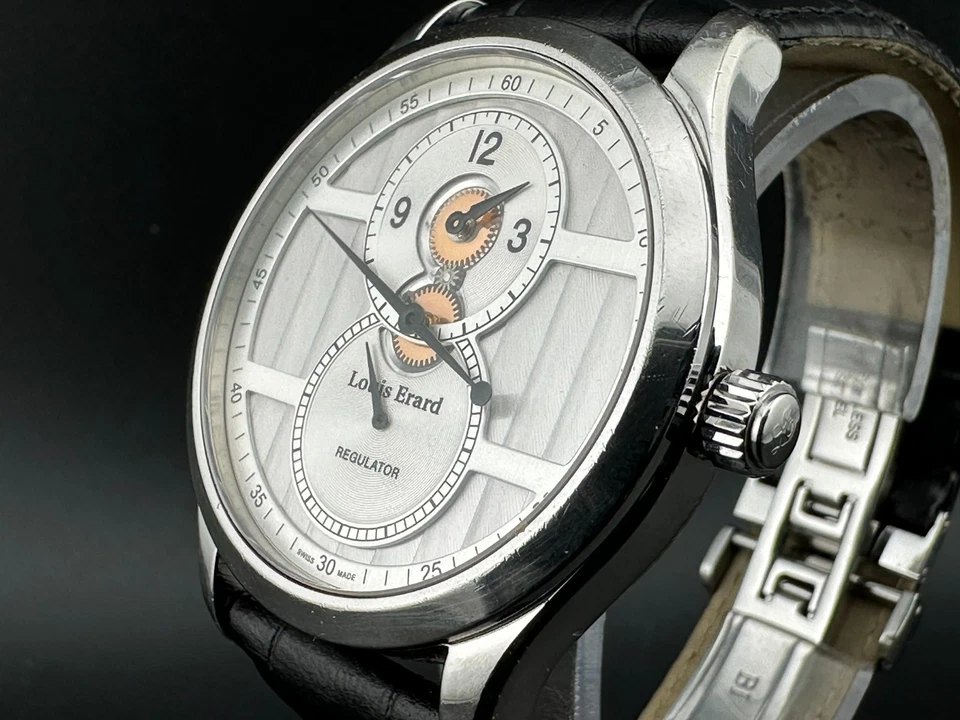 Louis Erard 1931 Regulator LE Men's Manual Wind 40mm Stainless Steel Watch - Image 2 of 4