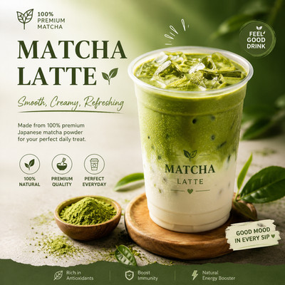 Organic Matcha Green Tea Powder 100g | Culinary Grade | Baking Smoothies Latte
