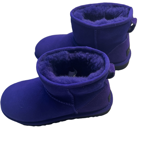 UGG Women's Classic Ultra Mini Authentic Sheepskin Ankle Boots Purple US 5 - Picture 5 of 11