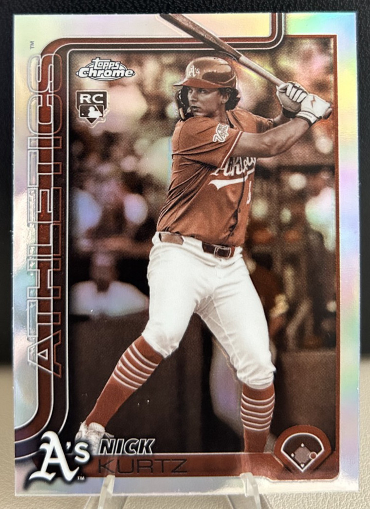 2025 Topps Chrome Update - Nick Kurtz - #USC178 - Sepia Refractor - Rookie (RC)
