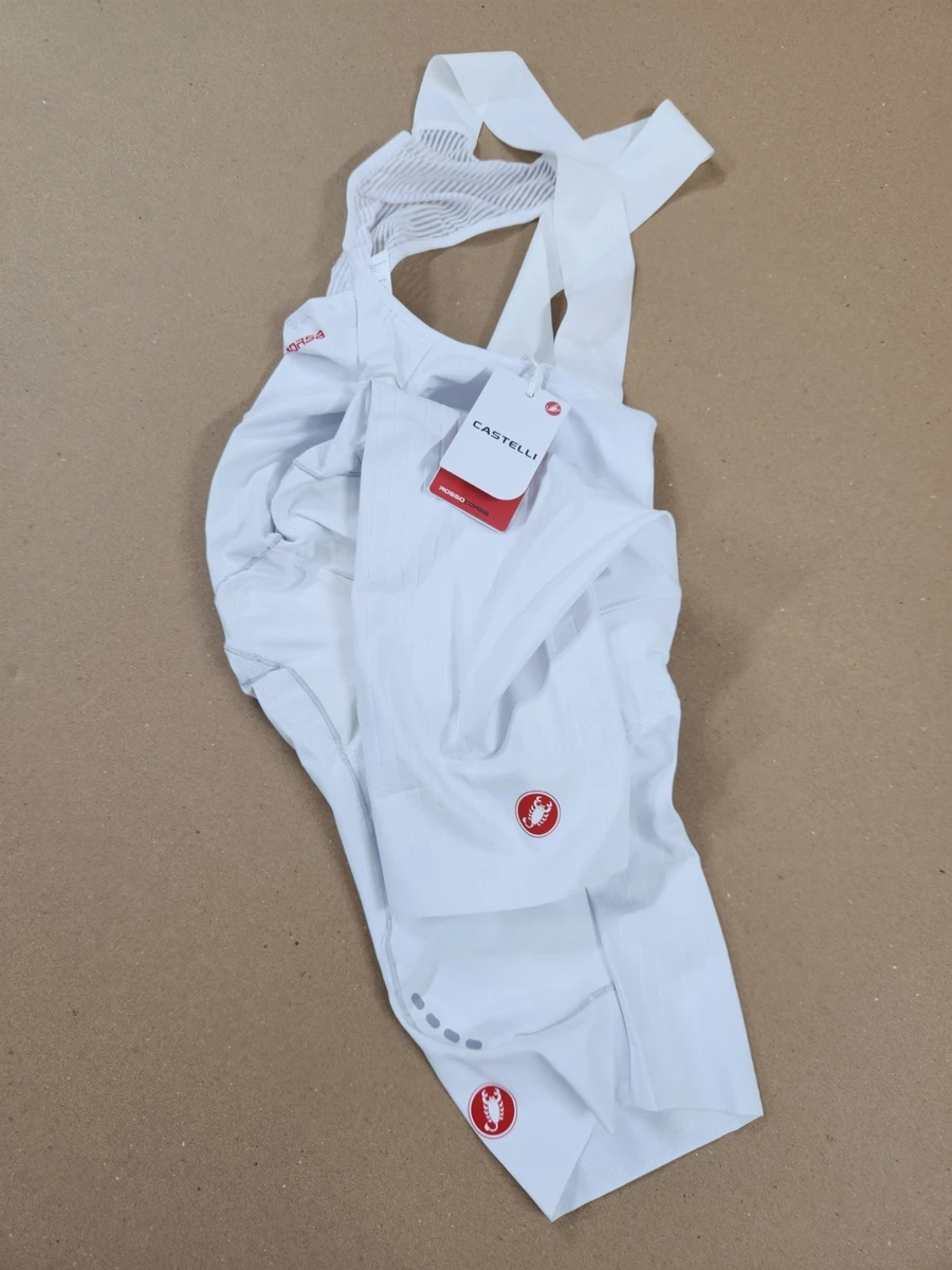 Castelli FREE AERO RACE S Bib Shorts Men's White