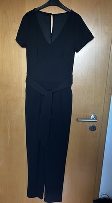 Cache Cache Jumpsuit Overall Einteiler schwarz elegant Lang M 38