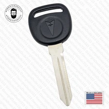 (1) New Uncut Pontiac OEM Logo Key Blank For 1999-2006 Grand AM 597798 02852065