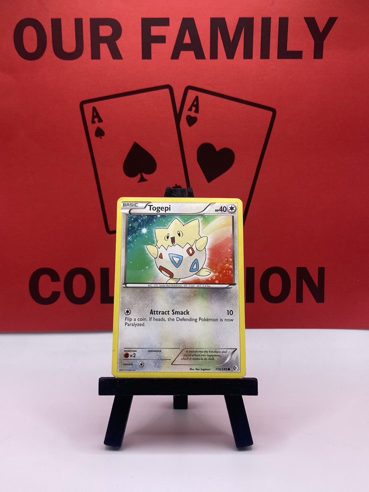 Togepi 110/149 Boundaries Crossed Regular Common Pokemon TCG 2012 MP