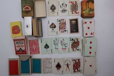 6 PLAYING CARD DECK LOT HOYLE STANCRAFT REDI-SLIP  GUILD B&B GILT ARCO SHRINER