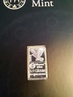 2.5 GRAMS 999 SILVER INGOT. WESSEX MINT EAGLE DESIGN IN BLISTER PACK & CARD