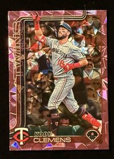 Kody Clemens - 2025 Topps Update Series #US208 - Pink Diamante Foil - Twins