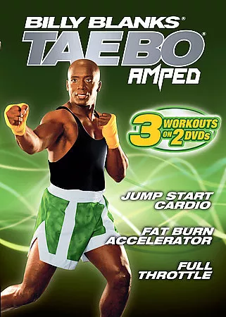Tae Bo Amped 3 Workouts on 2 DVDs Jump Start Cardio Fat Burn
