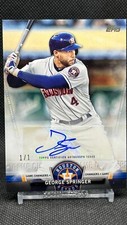 George Springer 2018 Topps Update Game Changers Autograph Super SP#1/1 Astros