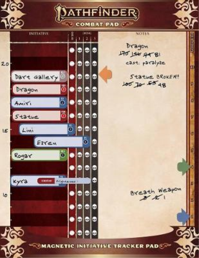 Paizo Staff Pathfinder Combat Pad (P2) (Board Game)