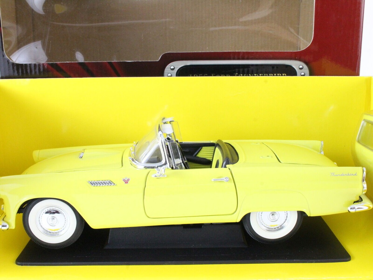 1955 Ford Thunderbird Yellow Deluxe Edition Road Signature 92068 1