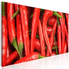 CHILI PEPPER Canvas Print Framed Wall Art Picture Photo Image j-B-0077-b-a