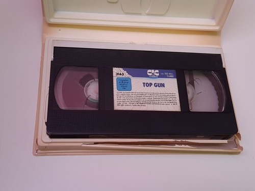 Top Gun 1986 VHS German PAL CIC Video Großbox Erstauflage Tom Cruise Val Kilmer - Bild 5 von 6