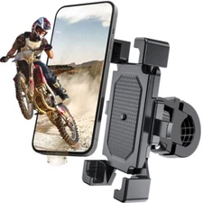 Motorcycle Bicycle Bike Handlebar Phone Mount Holder Bracket for iPhone Samsung