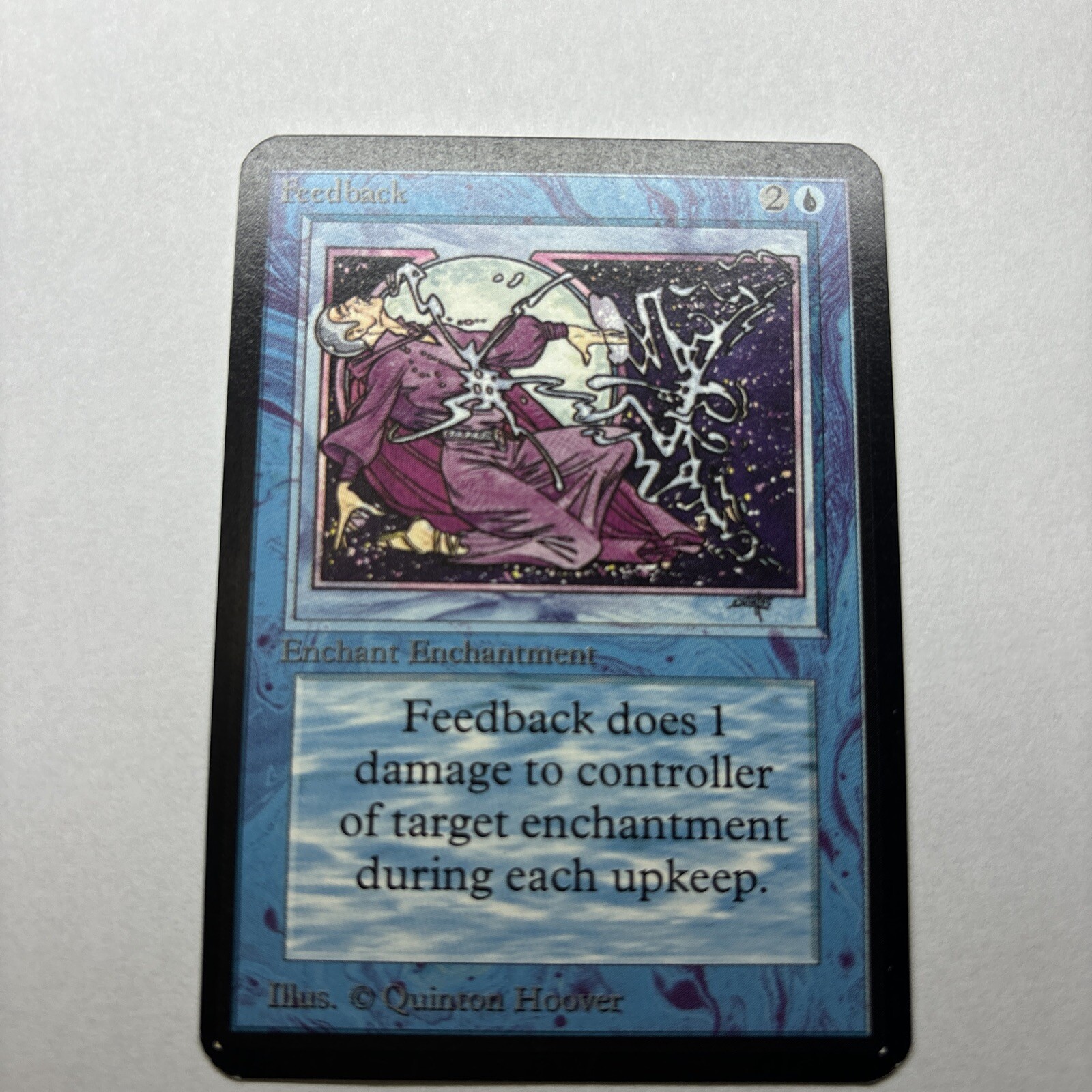 MTG Feedback- Alpha Edition- Uncommon- LP