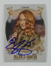 Sarah Tiana Signed 2021 Topps Allen & Ginter Chrome Trading Card Autographed