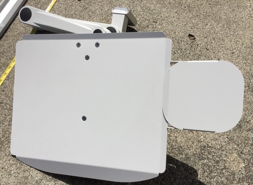 ICW Ultra Laptop Tray Mount, 36" Wall Track slider, 20” Double Arm, LTUT36 - Picture 8 of 12