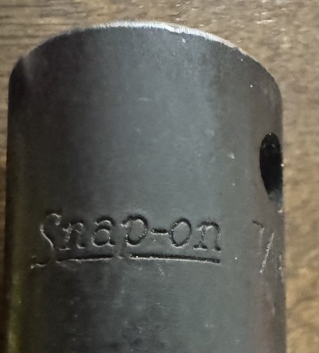 SNAP ON 7/16” DEEP IMPACK SOCKET 6 POINT 1/2" SIM140 - Picture 2 of 6