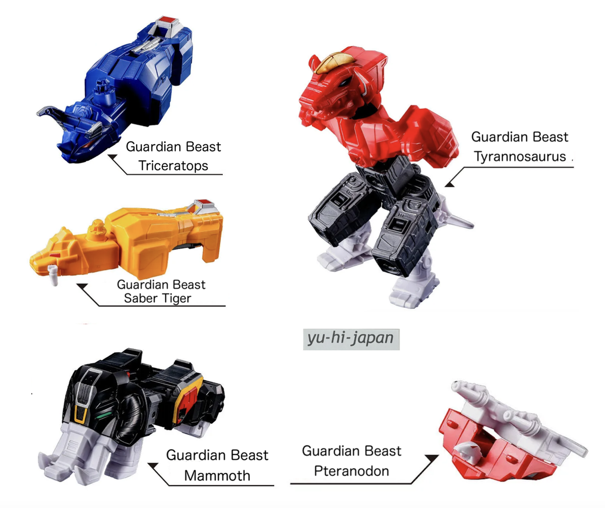 DXROBO UNIVERSE Daizyujin – Complete Set of 5 Guardian Beasts from