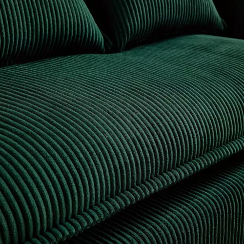 Recamier w/ Foot Rest & Pillow Floor Sofa Chaise Armchair Chaise Lounge Sofa Set - Picture 11 of 14