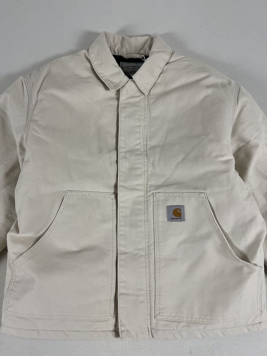 CARHARTT WIP OG ARCAN JACKET WINTER SALT AGED CANVAS L NWT CARHARTT WIP OG ARCAN JACKET WINTER SALT AGED CANVAS L NWT